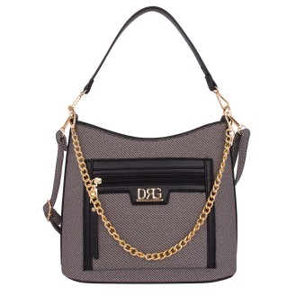 Women's black shoulder bag 25119-1201-BL Women's black shoulder bag 25119-1201-BL