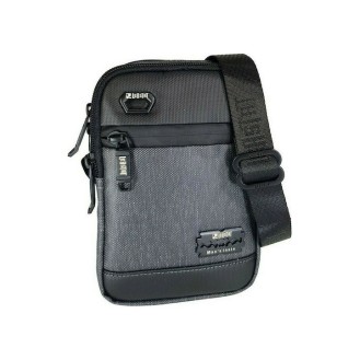 Minstens Stoffen Schouder / Crossbody Tas met Rits (Leastat Fabric Shoulder / Crossbody Bag with Zipper)