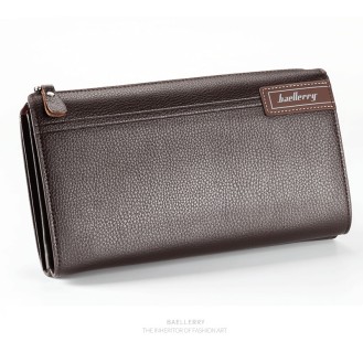 Grote herenportemonnee BAELLERRY SKL-017 Bruin (Large men's wallet BAELLERRY SKL-017 Brown)